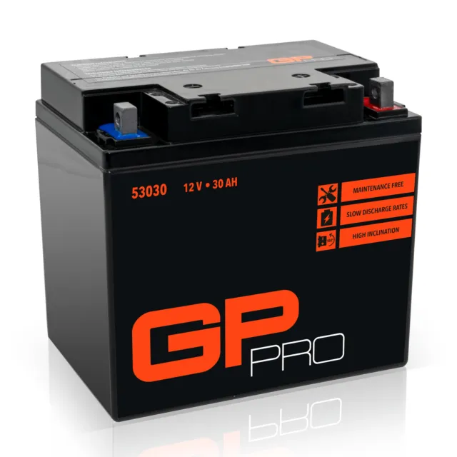 Batterie 12V 30Ah GEL GP-PRO 53030 Motorrad Quad ähnlich Y60-N30L-A C60-N30L-A