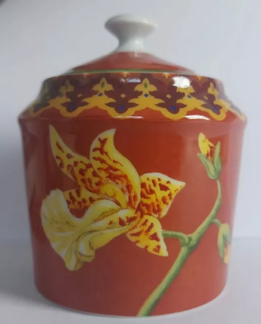 LIMOGES PORCELAIN SUGAR FOR LAURE JAPY ODALISQUE H 10cm BRICK ORCHID LIMOGES PORCELAIN SUGAR FOR LAURE JAPY ODALISQUE H 10cm BRICK ORCHID