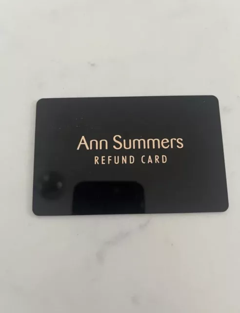 Ann summers gift refund card £82 - expiry september 2025