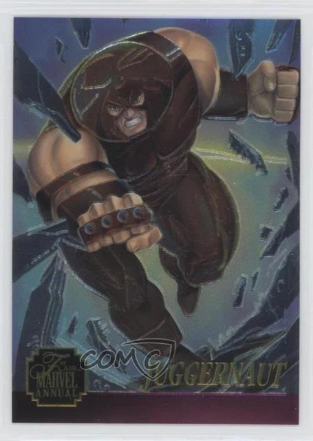 1995 Flair Marvel Annual Chromium Juggernaut #11 0jp9