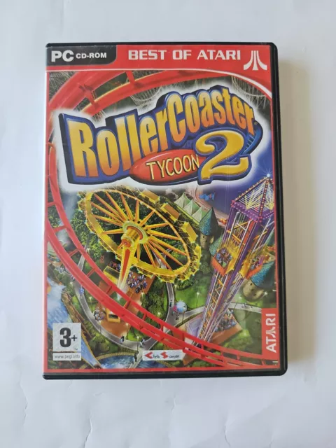 PC ROLLERCOASTER TYCOON 2 Triple Thrill Pack, New & Sealed, Free Shipping!