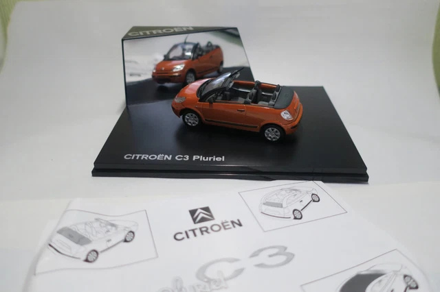 Citroen C3 Pluriel de Norev Réf 009465 # 1/43 en boite. Excellent état