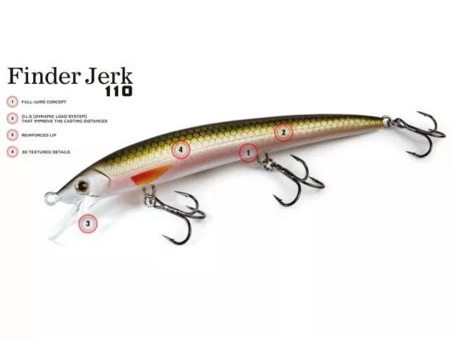 Molix Finder Jerk 110 SP 11cm 8.5g Suspending Leurre NEUF COULEURS