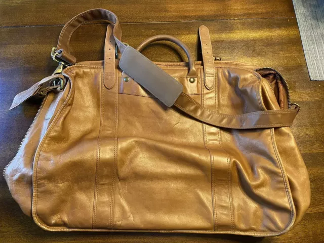 Vintage Dakota Tumi leather luggage bag messenger