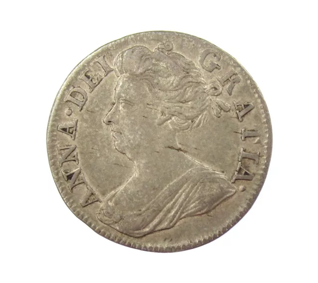 Anne 1710 Silver Maundy Fourpence - Vf