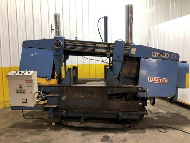 25" X 40" Daito Model #St6090 Horizontal Dual Post Mitre Bandsaw: Stock #18213