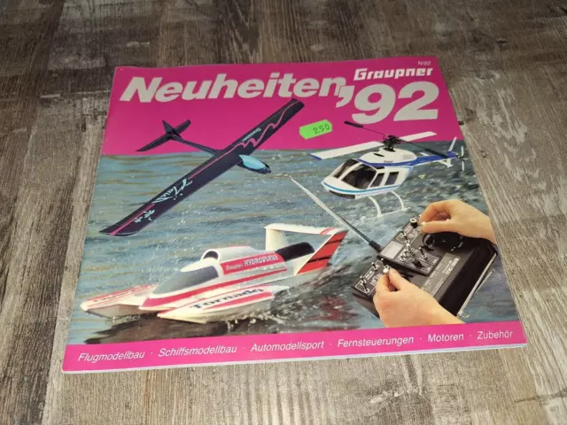 Graupner Modellbau Katalog  N 92 Neuheiten 1992 + Preisliste