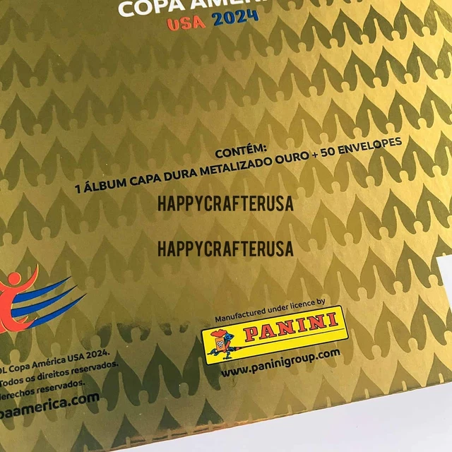 2024 PANINI COPA America USA NUMBERED Treasure Box Brazil Hardcover