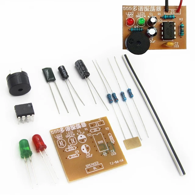 Ne555d Astable Module 555 MULTIBRATOR SUITE NE555 Astable Circuit Stable DIY Kits Training ...