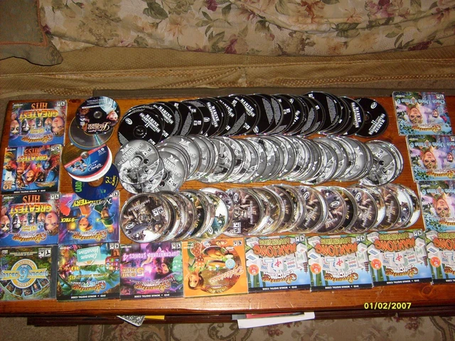Lot Of Over 225 Computer/Pc Video Games...as Is Lot # 23