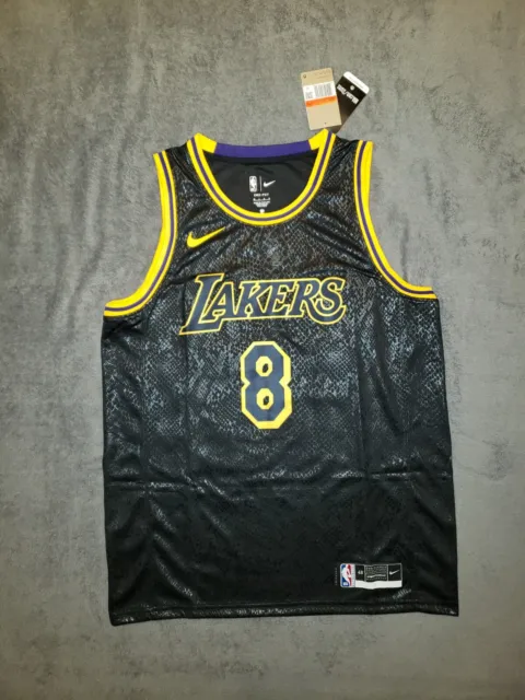 Hawaii Blessed Lakers KOBE BRYANT #24 inspired black mamba gold jersey xl