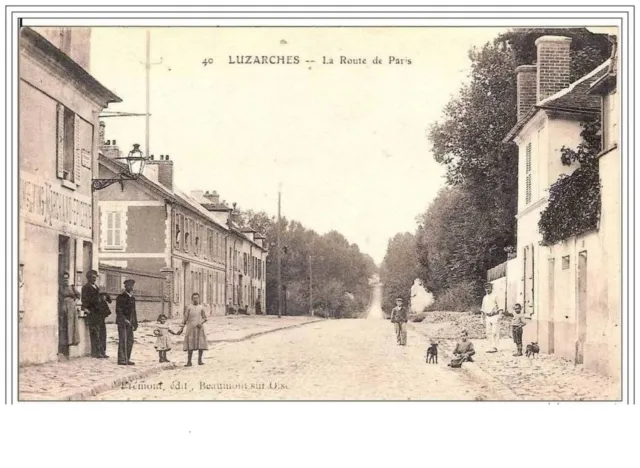 95.Luzarches.la Route De Paris.
