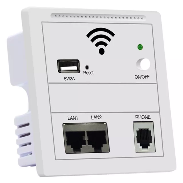 Panneau Sans Fil AP 300 Mbps RéPéTeur Wifi Extender POE Routeur Mural, Poin6728