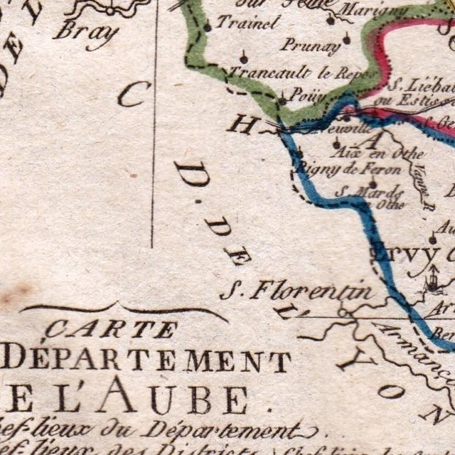 Carte Géographique Originale Du Var (1793) - Gravure XVIIIe Siècle - Révolution Française