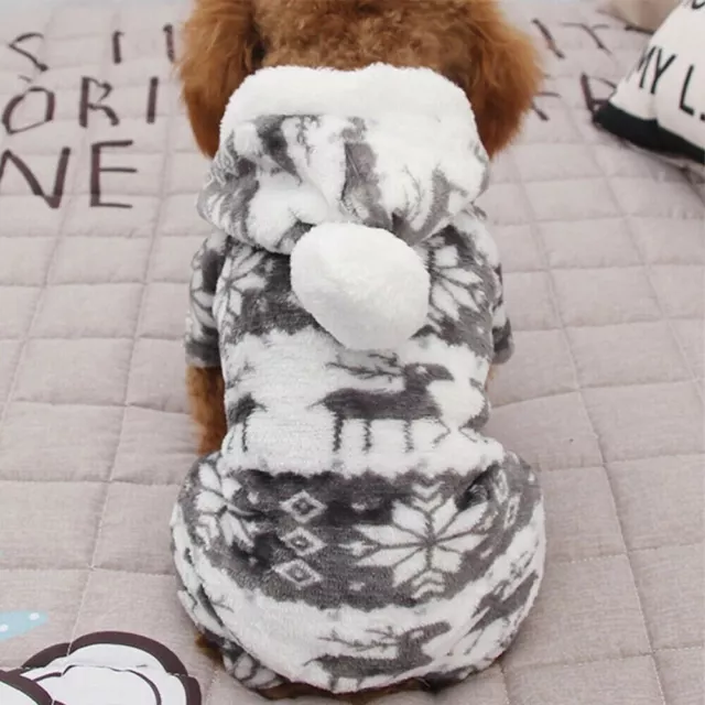 Winter Warm Christmas Puppy Dog Jumper Sweater Pet Clothes Small Dogs Cat Coat