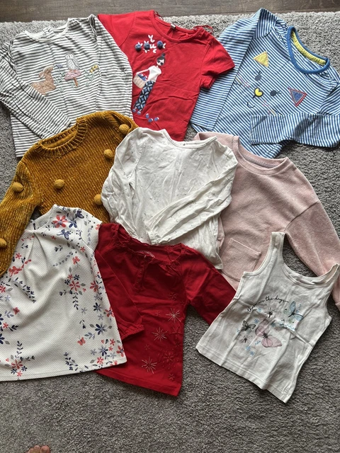 pacchetto vestiti primavera estate età 3-4 anni t camicia top carino