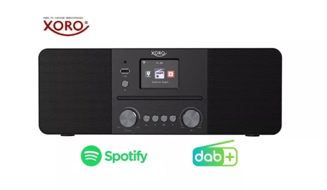 XORO HMT 620 Stereo-Internetradio DAB+/FM, CD-Player WLAN Bluetooth, APP-Support