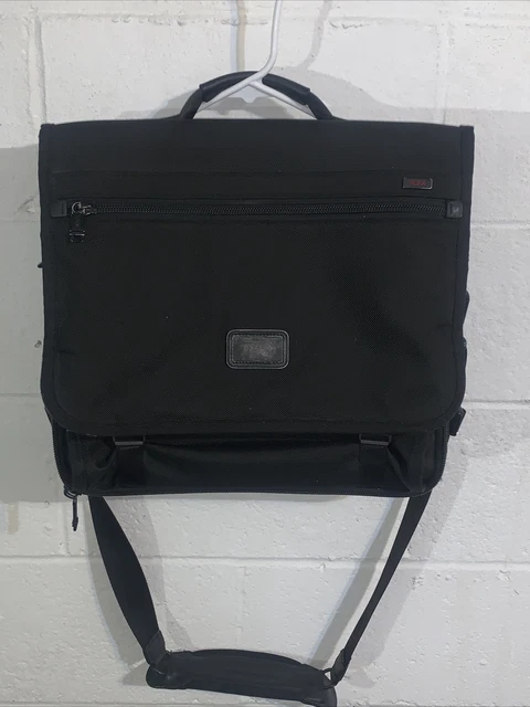 Tumi 26592DH Alpha T-Pass Laptop Slim Briefcase Crossbody Ballistic Nylon Bag