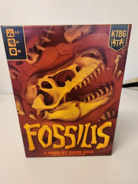 Fossilis Board Game Dinosaur Fossils David Diaz KTBG, READ MISSING TWEEZERS