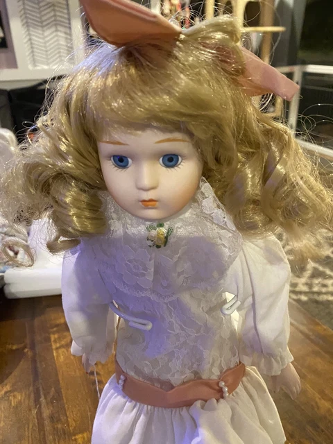 Vintage Heritage Mint Ltd Collection Porcelain Head Collectible Doll 16” Tall
