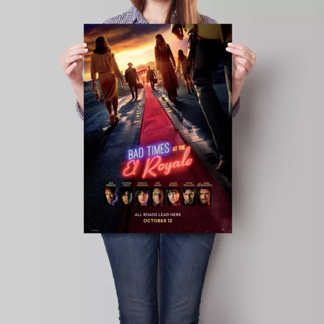 Bad Times at the El Royale Film Poster Kunstdruck A2 A3