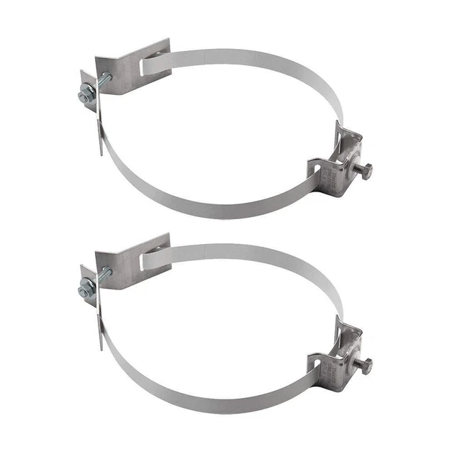 TAPCO 037-00011 Sign Mounting Brackets,Silver,SS,PR