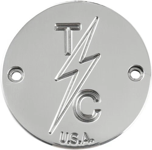 Thrashin Supply Company - TSC-3020-2 - Points Cover, Classic - Polished Harley-D