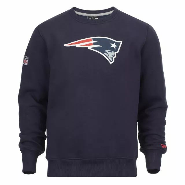 New Era - NFL New England Patriots Logo Squadra Sweatshirt - Blu Marino