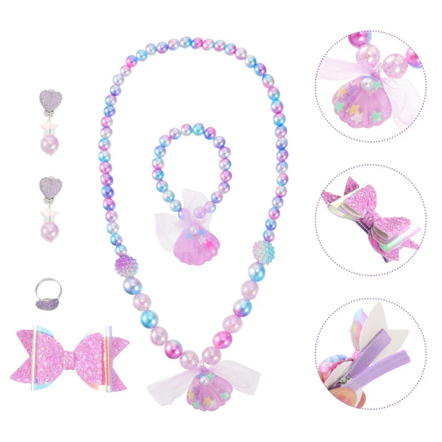 6 Pcs/ Schmuckset Für Kinder Geschenke Adventsgeschenke Imitationsperlen