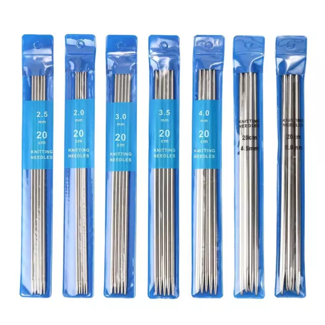 MY# 35pcs Knitting Needle Double Pointed Sweater Weave Needles Portable Sewing T