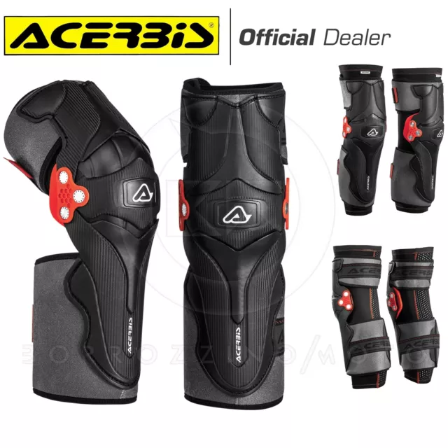 0016810.315 Acerbis X-Strong Knee 2.0 Coppia Ginocchiere Moto Cross Enduro Quad