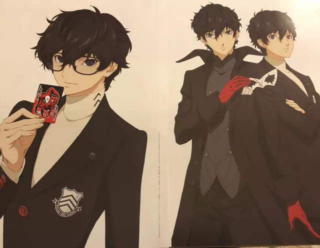 amamiya ren and sakamoto ryuuji (persona and 1 more) drawn by crazyanime3