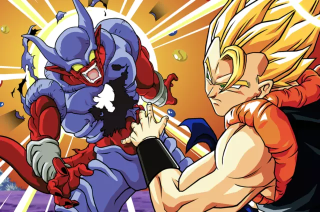 Dragon Ball GT Poster Goku Vegeta Fusion Gogeta SSJ4 18inx12in
