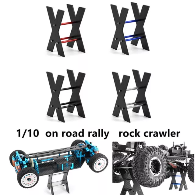 1/10 RC Rock Crawler Aluminum Jack Stand for 1/10 1/8 On Road Rally Car Truck