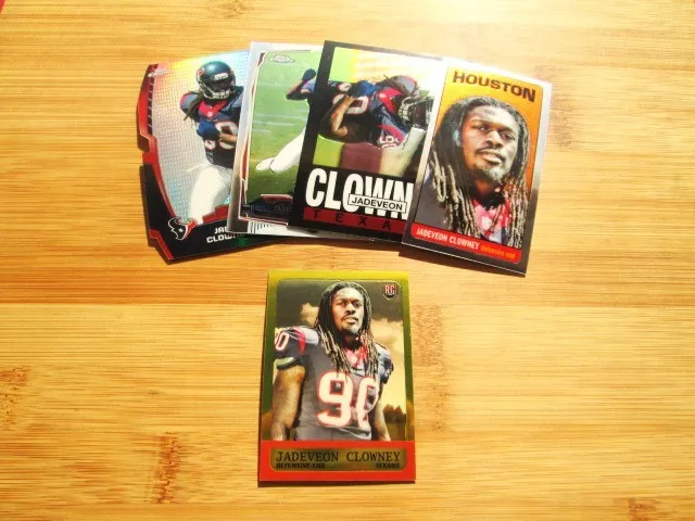 (5) Diff JADEVEON CLOWNEY 2014 Topps Chrome ROOKIE