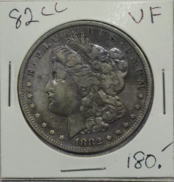 1882 Cc Morgan Silver Dollar Vf - Nice!