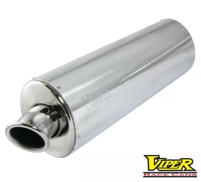 Viper Race Exhaust Can FITS HONDA CBR900RR FIREBLADE 00-03 Alloy Oval Bolt On