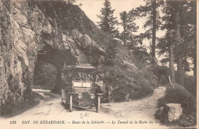 GERARDMER - Route de la Schlucht - le Tunnel de la Roche du Diable
