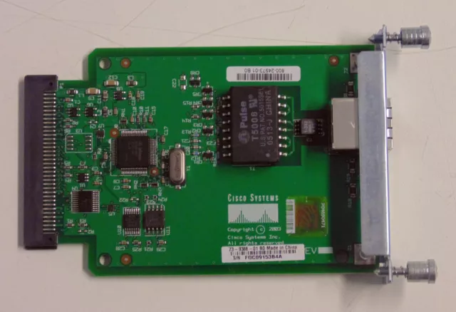 Carte Cisco  WIC-1B-S/T V3 - Adaptateur de terminal RNIS - ISDN BRI ST