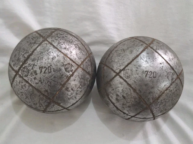 Boules de pétanque Obut Match it inox 74mm strie1 Argent métalisé