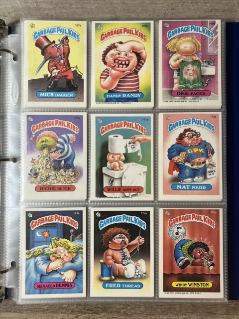 1986 TOPPS GARBAGE PAIL KIDS Series 5 OS5 GPK Glossy Complete Set 80 Base Cards