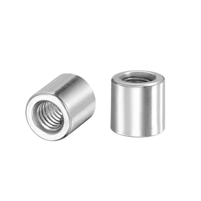 Écrous à Souder Ronds M6 x 10x 10mm Écrou Femelle à Souder Bonde Insert 20Pcs