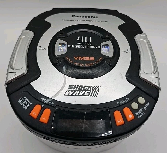 PANASONIC SHOCKWAVE CD Player Car/Portable Anti-Shock Blue SL