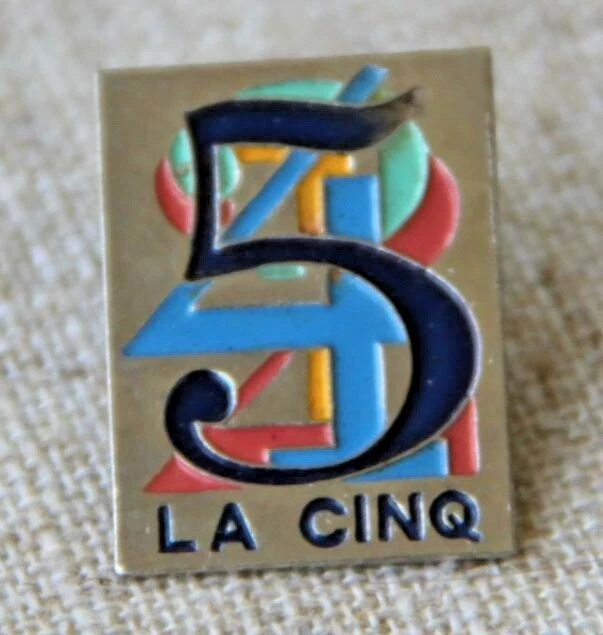 Pin's Média France 3 Paris | Zamac Doré Signé Decat | Collection Télévision