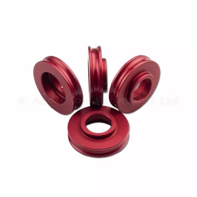 5mm Red Spacers for Radial Brake Calipers set of 4 GSXR R1 R6 ZX6R ZX10R CBR