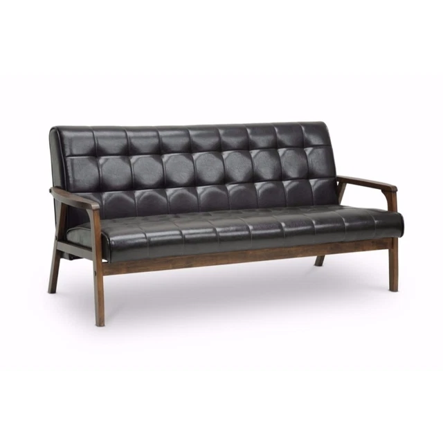 Baxton Studio Mid-Century Masterp Sofabrown