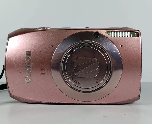 Appareil Photo Compact Canon IXUS 265 HS - 16 MP - Zoom Optique 12x - Écran 3" - Wi-Fi - Full HD - Rose