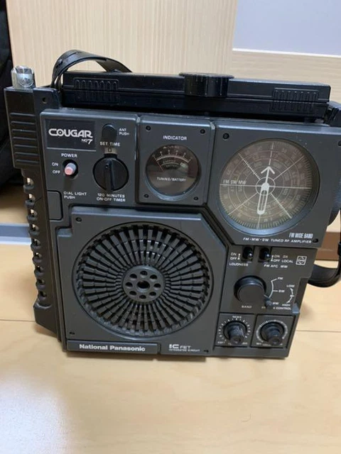RADIO NACIONAL PANASONIC RF-727 COUGAR Nº 5 AM SW Reparada Probada