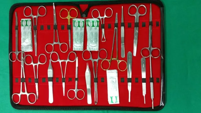 83 Pc Us Military Field Minorsurgery Surgical Veterinary Dental Instrument Kit