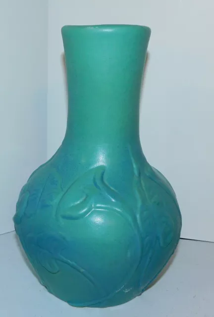 Van Briggle Art Pottery Lily 10" Blue/turquoise Vase